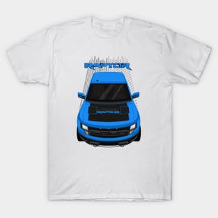 Ford F150 SVT Raptor 2010-2014 - Blue and Black T-Shirt